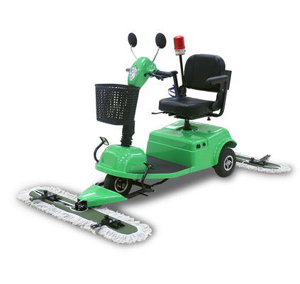 Máy rửa sàn hai bàn chải 10000m2/h với chức năng tự làm sạch và rửa thảm