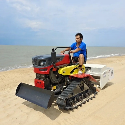 Máy làm sạch bãi biển bằng máy kéo cho quá trình làm sạch kiềm 1000mm