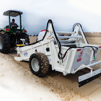 Walk Behind Beach Cleaner cho máy kéo 80HP 2000rmin Tốc độ 20000-30000m'/h