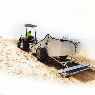 Máy làm sạch cát bãi biển bằng thép nặng 1200kg cho các ứng dụng môi trường