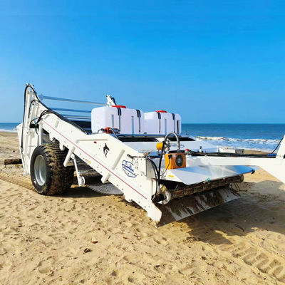 2300kg Trọng lượng Máy quét cát bãi biển để kéo máy kéo Sift rác thải từ cát ẩm hoặc khô