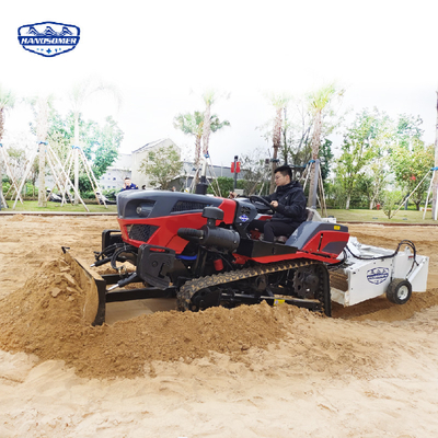 Máy làm sạch bãi biển 800KG Kiểm soát thủy lực màn hình rung cho bãi biển cát