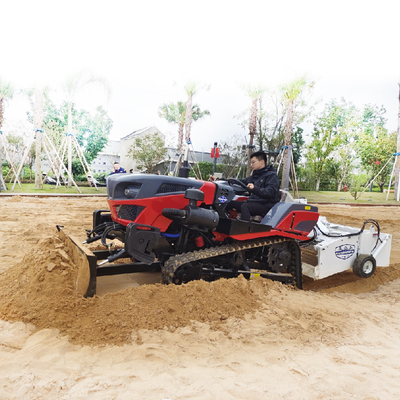 2200 KG máy hút cát máy kéo để làm sạch cát bãi biển môi trường và xử lý chất thải