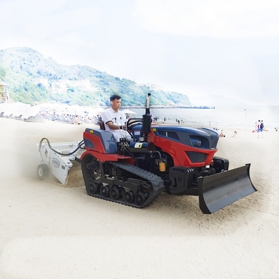 Hoạt động làm sạch cát ven biển được hợp lý hóa với máy lau bãi biển rộng 1000mm